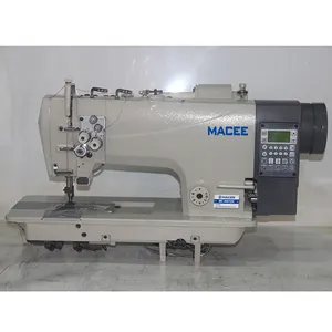 MC 8421D2 Máy May Khóa Kim Đôi Tốc Độ Cao Điều Khiển Trực Tiếp Với Máy Nâng Chân Tự Động Và May Lại