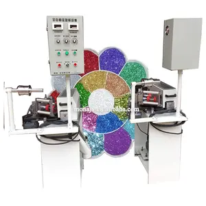 various shape glitter powder crushing making machine confetti diamond glitter powder cutter making machine