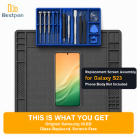 Remplacement pour l'écran OLED du Samsung Galaxy S23 5G, assemblage d'écran original + verre remplaçable, qualité A
