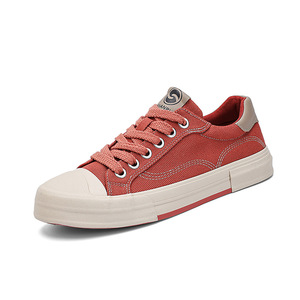 Men's Breathable Canvas <b>Sneakers</b> - Slip-On Vulcanized Rubber <b>Shoes</b> for Walking, Comfortable Spring/Autumn Casual Wear - Product Image 3