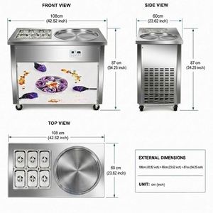 Máquina Congeladora Vertical de Gelato de Alto Rendimiento 28-60L/H, Fabricante Comercial de Helado Duro para Gelaterías Artesanales y Cafeterías - Product Image 3