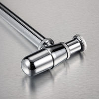Bouteille en alliage de zinc T-trap Durable Siphon déchets vanité bassin accessoires de plomberie couverture murale salle de bain raccord égouttoir