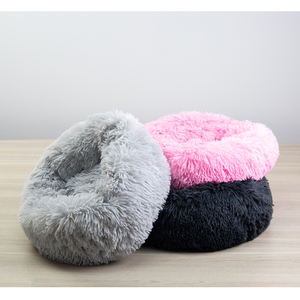 गर्मी और सर्दियों के मौसम के लिए वॉशबल सोफे के सामान के साथ लक्जरी नरम डोनट कुत्ते बिस्तर कस्टम बड़े पालतू बिस्तर - Product Image 2