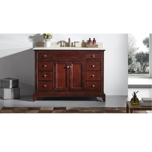 48Inch Transitional Bathroom <b>Vanity</b> with Wood <b>Mirror</b>& Water Resistant Design Durable Construction Single Sink Made in Vietnam - Product Image 2