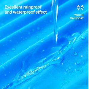 <span class=keywords><strong>Poncho</strong></span> de pluie élégant et imperméable pour adolescents, disponible en plusieurs couleurs, pour un usage quotidien et en cas d'urgence - Product Image 4