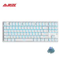Ajazz AK873 Hot-swappable OEM Keycaps LED Backlight Mechanical Keyboard