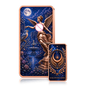Barra de Cobre con Diseño de Diosa Mexicana, 10 oz, Cobre Puro .999, Relieve 3D, Coleccionable, Lingote de 10 oz, OEM ODM - Product Image 6