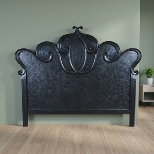 Muebles de cabecero de dormitorio de estilo francés pintado, muebles de cabecero de dormitorio clásico, muebles de dormitorio de madera clásica, - Product Image 2