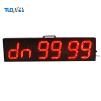 Portable 6 \ "6-Digit Marathon Horloge Étanche Double Face Timing Surveillance Dispositif De Suivi