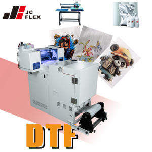 <span class=keywords><strong>A3</strong></span> 백색 잉크 DTF 프린터 300mm 의류 섬유 인쇄 고정밀 고속 산업 설비를위한 올인원 공기 정화 - Product Image 1