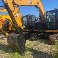 Excavatrice sur chenilles d'occasion CAT 307.5 polyvalente de 7,5 tonnes, excellente capacité de nivellement, durable
