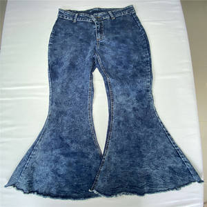 Nuevo Diseño, Estilo Moderno, Jeans de Cintura Alta para Mamá, Jeans de Campana a la Moda, Pantalones de Campana Vaqueros, Jeans de Campana para Mujer - Product Image 3