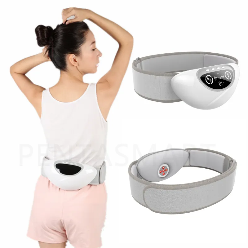 Custom Oem Odm Hot Sale Customization Waist Pain Relief Device Woman Massage Slimming Menstrual Pad With Red Light Heating