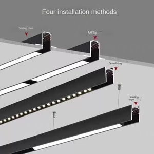 ไฟติดราง LED เชิงพาณิชย์ 6000K แสงเดย์ไลท์ Ra90 IP20 อายุการใช้งาน 30000 ชั่วโมง ปรับความสว่างได้ รับประกัน 3 ปี สำหรับจัดแสดงสินค้า ใช้ไฟ AC 220V วัสดุพลาสติก - Product Image 4
