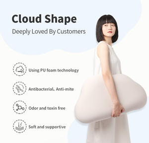Gối Ngủ Cao Su Non Chỉnh Hình Chống Ngáy ĐốT SốNg Cổ Hình Đám Mây Mẫ<span class=keywords><strong>u</strong></span> Miễn Phí Tùy Chỉnh Nhà Máy Gối Ngủ Giảm Đau Cổ - Product Image 4