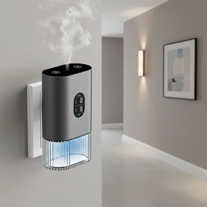 Wall <b>Plug</b> Scent Diffuser Cold Mist Ultrasonic Aroma Maker 7 Color Night Light with Auto Shut Off <b>Timer</b> for Bathroom - Product Image 1