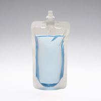 Pochettes souples PE recyclables robustes OEM avec bec verseur, emballage plastique personnalisé pour Vodka, Bière, Soda, Jus, Boissons, Crème capillaire, Lotion