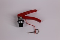 Vanne d'extincteur en cuivre DCP chromée, accessoires d'équipement incendie, vannes électroplaquées pour extincteurs, directement de l'usine