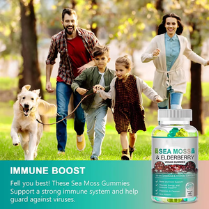 Excellent Prix Gummies Mousse de Mer Supplément Végétarien Améliorer La Résistance Peau Cheveux Santé Bonbons - Product Image 3