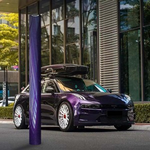 <span class=keywords><strong>Film</strong></span> de protection de peinture automobile PET rouge brillant à changement de couleur, auto-réparateur, anti-rayures, protection premium pour carrosserie - Product Image 3