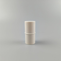 Mini tube de rouge à lèvres rond en plastique blanc 4G, emballage vide pour maquillage, étui pour stick de contour solide, blush et anticernes