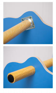 Nuovo Arrivo: Divano Angolare a <span class=keywords><strong>L</strong></span> in Legno con Tavolino da Caffè, Doppio Strato, Altezza Regolabile, Arredamento Ecologico per Soggiorno - Product Image 6