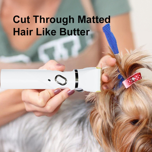 Tosatrice per Cani 4-in-1 a Batteria, Kit Portatile per la Toelettatura degli Animali con Pulitore per Zampe, Occhi, Orecchie e Viso - Product Image 5