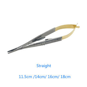 Paslanmaz çelik iğne tutucu 11.5-18cm ağır tırtıklı çene oftalmik cerrahi aletler - Product Image 3