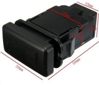 Interrupteur poussoir de remplacement MOMENTARY OEM gravé au laser 12V 3A avec double lumière LED pour Hilux, FJ Cruiser, Landcruiser