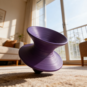 <span class=keywords><strong>Sedia</strong></span> Girevole Creativa in Fibra di Vetro, Poltrona da Ufficio Ergonomica, Sgabello Rotante con Seduta Rotonda, Seduta Commerciale - Product Image 5