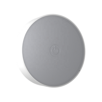 Veilleuse LED rechargeable USB Type-C, contrôle tactile, intensité réglable, blanc chaud, avec capteur crépusculaire, pour miroir, escalier, mini format