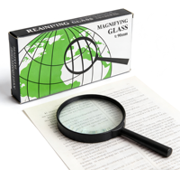 ZKJ High Definition Handheld Portable Magnifier for Elderly Reading Newspaper Students Observe Outdoor Exploration