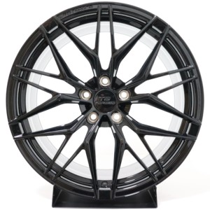 Jantes en alliage d'aluminium forgé CuCustom 18 19 20 pouces 5x112 à 5 branches, finition noir brillant pour <span class=keywords><strong>Mercedes</strong></span> Benz <span class=keywords><strong>Classe</strong></span> <span class=keywords><strong>A</strong></span> B C CLA <span class=keywords><strong>W177</strong></span> W205 - Product Image 1