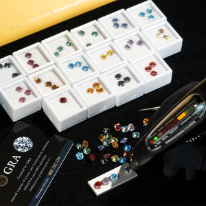 Moissanita con Corte Esmeralda y Certificado GRA, Piedras Preciosas Sueltas al por Mayor, de 0.5CT a 8CT, Multicolor - Product Image 2