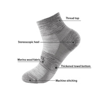 Chaussettes en laine mérinos 100% 2025 nouveau unisexe femmes automne hiver chaussettes femme laine épaissie laine chaussettes pour femmes