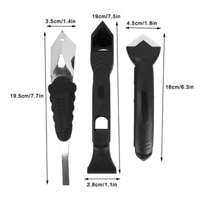 Popular Sealant Scraper Silicone Caulking Tools(stainless Steel Head) Silicone Sealant Finishing Tool Grout Scraper - Product Image 4