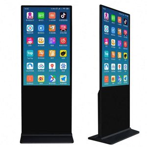 Dikey <span class=keywords><strong>LCD</strong></span> reklam ekranı dokunmatik ekran zemin ayakta Totem ile akıllı kapalı interaktif dijital tabela Kiosk - Product Image 1