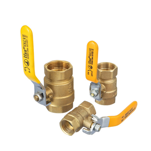 IFAN Brass van bi nữ ren đồng 1/4 "1/2" 3/4 "gas shut-off van bi - Product Image 3