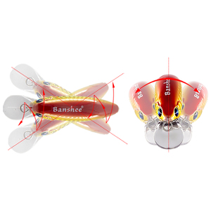 XinV usine Offre Spéciale <span class=keywords><strong>Banshee</strong></span> leurre CM003 plongeurs profonds leurre flottant hochet manivelle eau douce attirail Wobblers bar leurres de pêche - Product Image 4