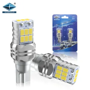 OEM नई डिज़ाइन t15 कैनबस 3020 15smd w16w एलईडी सफेद कार रिवर्सिंग लाइट बल्ब एलईडी t15