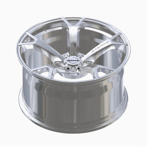 ล้อแม็กซ์ฟอร์จขนาด 15 18 19 20 22 นิ้ว สำหรับรถยนต์นิสสัน <span class=keywords><strong>350z</strong></span> 370z สีเงินโครเมียม <span class=keywords><strong>Nismo</strong></span> V1 ล้อ G37 Q50 ล้อฟอร์จ - Product Image 5