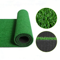 Césped Artificial Ecológico y No Tóxico de 28 mm para Paisajismo Escolar, Césped Sintético de Textura Suave y Realista para Áreas de Actividades Estudiantiles