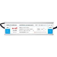 Alimentation LED étanche IP67 400W à tension constante avec PFC pour bande LED 170-264V AC-DC 24V, pour boîtier d'éclairage publicitaire, PF 0.95