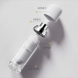 Ensemble de flacons de soin pour la peau Pomeranian 30 ml avec pompe et bouchon pour essence, tonique, lotion, crème - Product Image 2