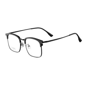 Monturas de Gafas de Titanio Beta Cuadradas con Aro Completo Unisex Anti UV M23 19 54 17 147 - Product Image 2