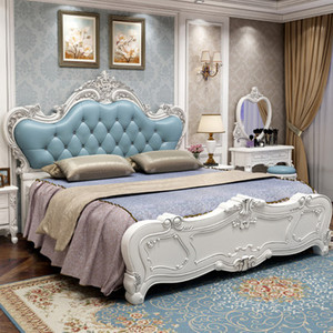 <span class=keywords><strong>Cama</strong></span> <span class=keywords><strong>Continental</strong></span> personalizada, <span class=keywords><strong>cama</strong></span> doble de boda, conjunto de muebles de dormitorio - Product Image 3