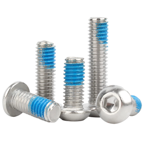 Vis à tête cylindrique hexagonale Torx en nylon, vis à tête cylindrique en nylon, vis auto-serrantes de qualité <span class=keywords><strong>Loctite</strong></span>, vis Nylok bleues - Product Image 2