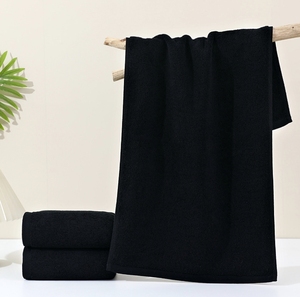 100% cotton Bleach Proof Salon khăn số lượng lớn tóc Salon Stain kháng khăn đen Salon khăn - Product Image 2