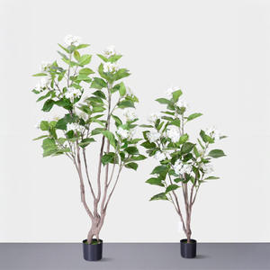 Arbre d'hortensia artificiel en plastique et soie, décorations de Noël, d'Halloween et de remise de diplômes, taille similaire à <span class=keywords><strong>un</strong></span> <span class=keywords><strong>olivier</strong></span> - Product Image 1