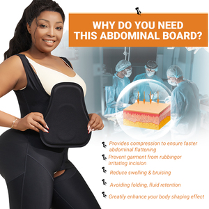 Tabla de compresión de espuma OEM reutilizable para contorno corporal, post-liposucción, para abdomen, espalda y zona lumbar, para uso médico. - Product Image 3